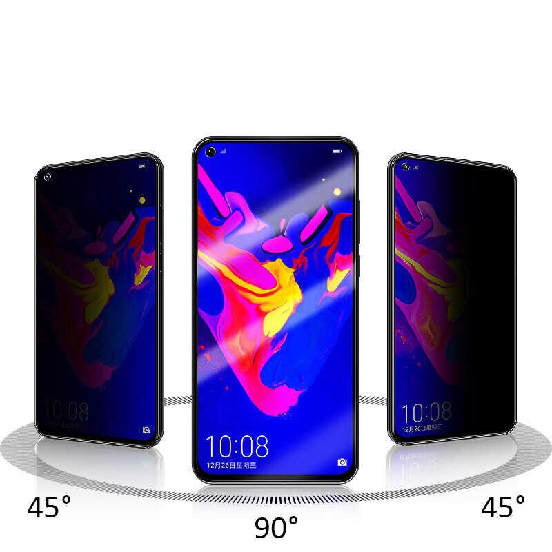 Huawei P40 Lite E HEPTEKİLETİŞİM New 5D Privacy Temperli Ekran Koruyucu
