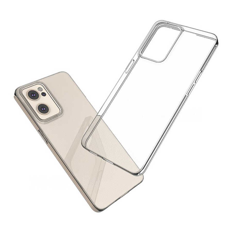 Oppo Reno 7 4G Şeffaf Kılıf Yumuşak İnce Tasarımlı Kapak (SÜPER) Renksiz