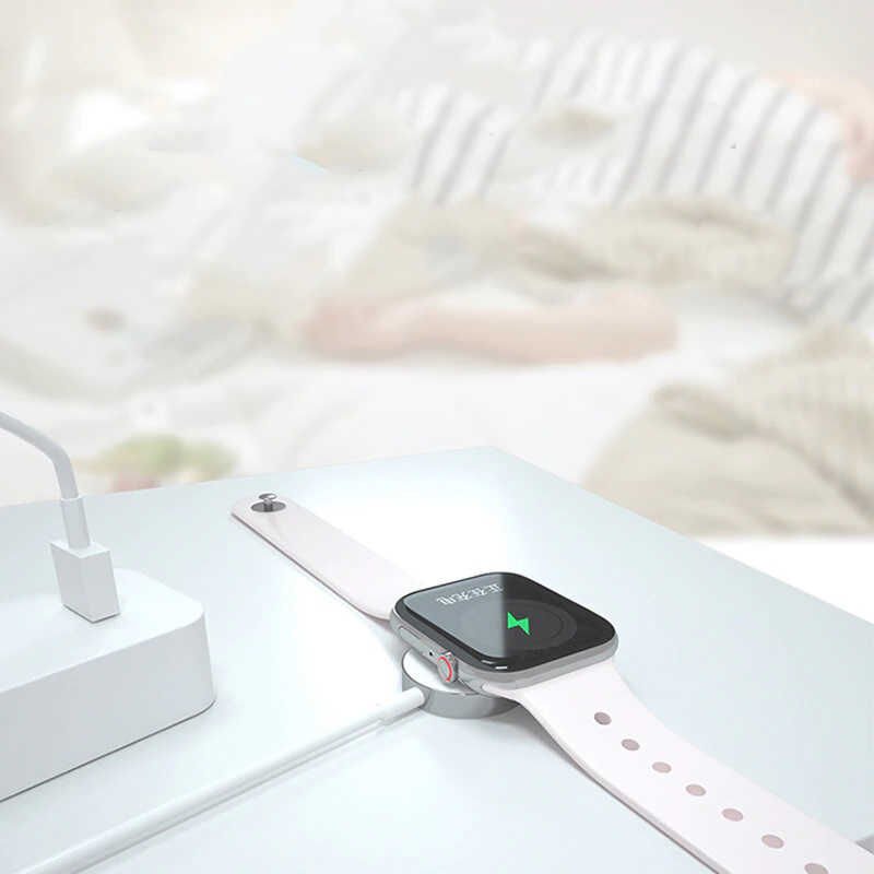 Apple Watch  Usb Şarj Kablosu Beyaz