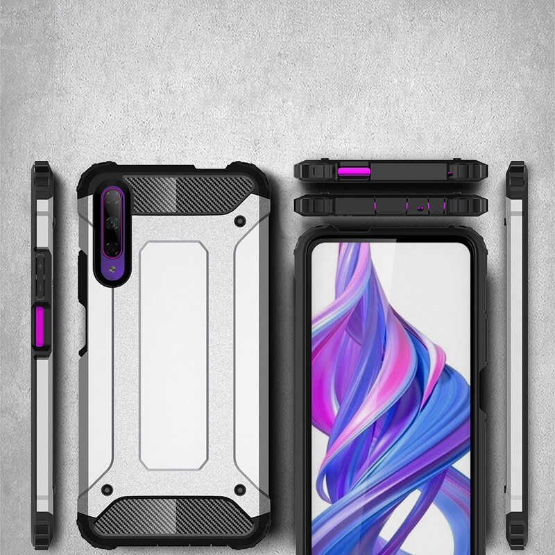 Huawei P Smart Pro 2019 Kılıf HEPTEKİLETİŞİM Crash Silikon Kapak