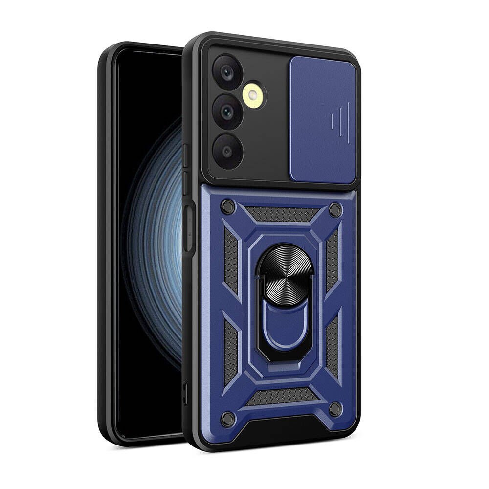 Samsung Galaxy A25 Kılıf Magnetik Standlı Kamera Korumalı HEPTEKİLETİŞİM Sürgülü Vega Kapak