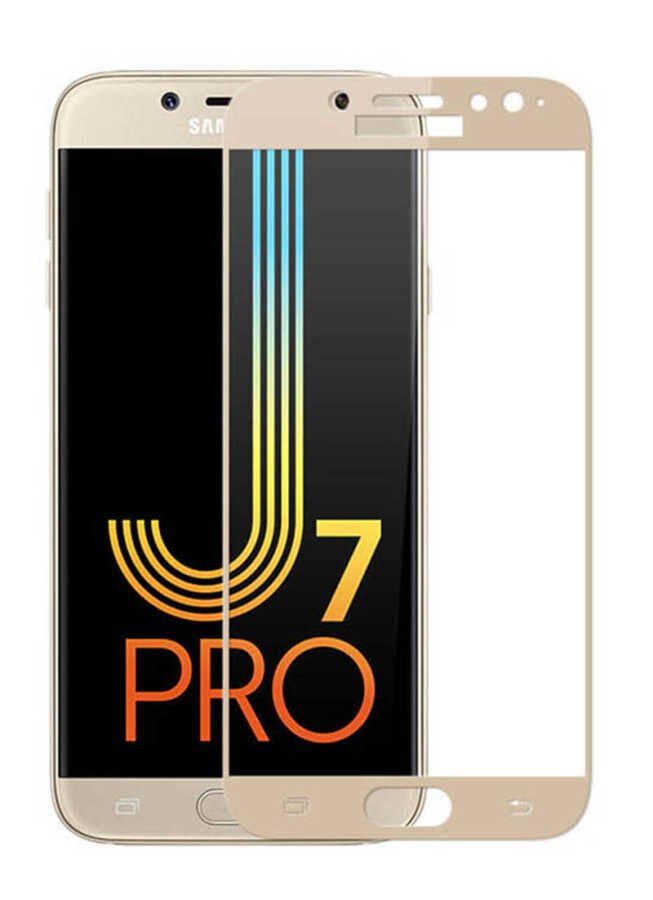 Galaxy J730 Pro Zore Kenarları Kırılmaya Dayanıklı Cam Ekran Koruyucu