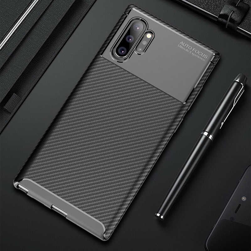 Samsung Galaxy Note 10 Plus Kılıf HEPTEKİLETİŞİM Negro Silikon Kapak