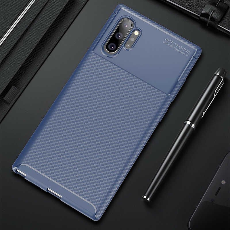 Samsung Galaxy Note 10 Plus Kılıf HEPTEKİLETİŞİM Negro Silikon Kapak