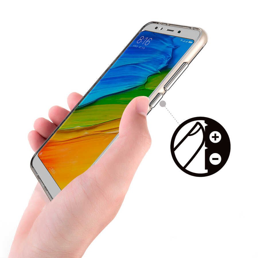 Xiaomi Redmi 5 Plus Kılıf HEPTEKİLETİŞİM Gard Silikon