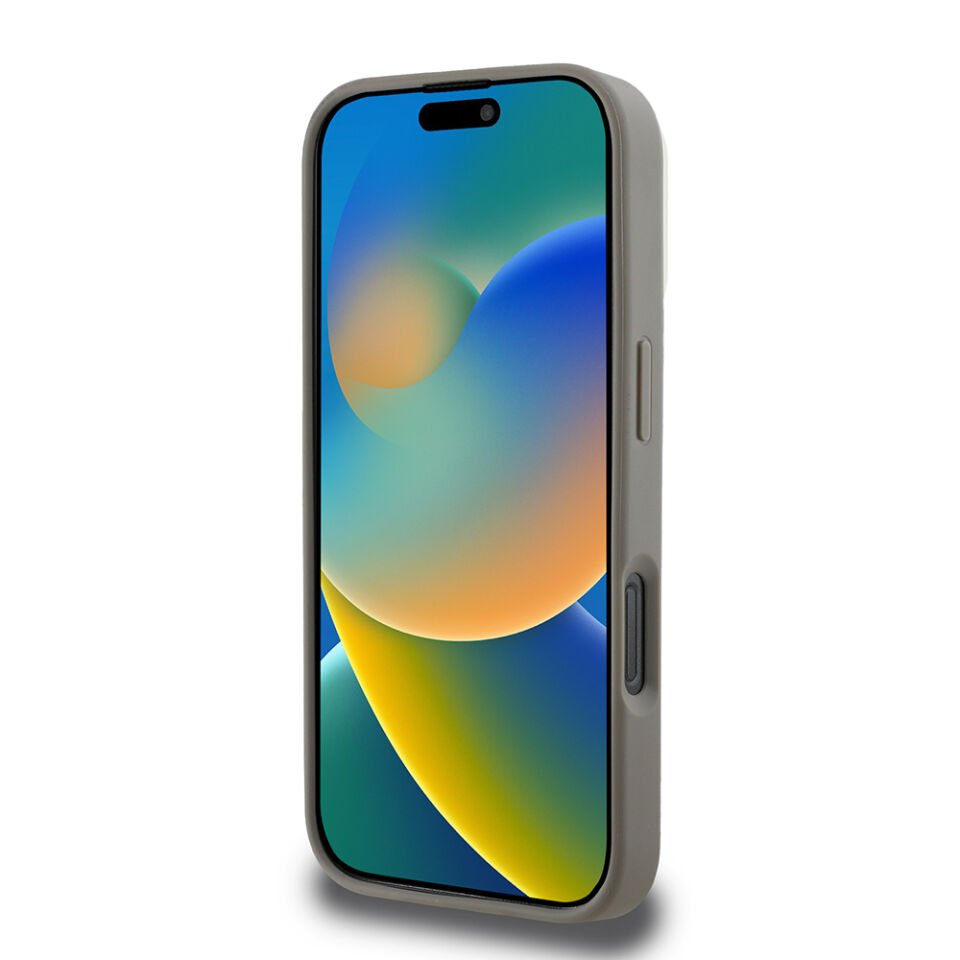 Apple iPhone 16 Pro Kılıf DKNY Orjinal Lisanslı Magsafe Şarj Özellikli 3D Yazılı Checkered Pattern Kapak