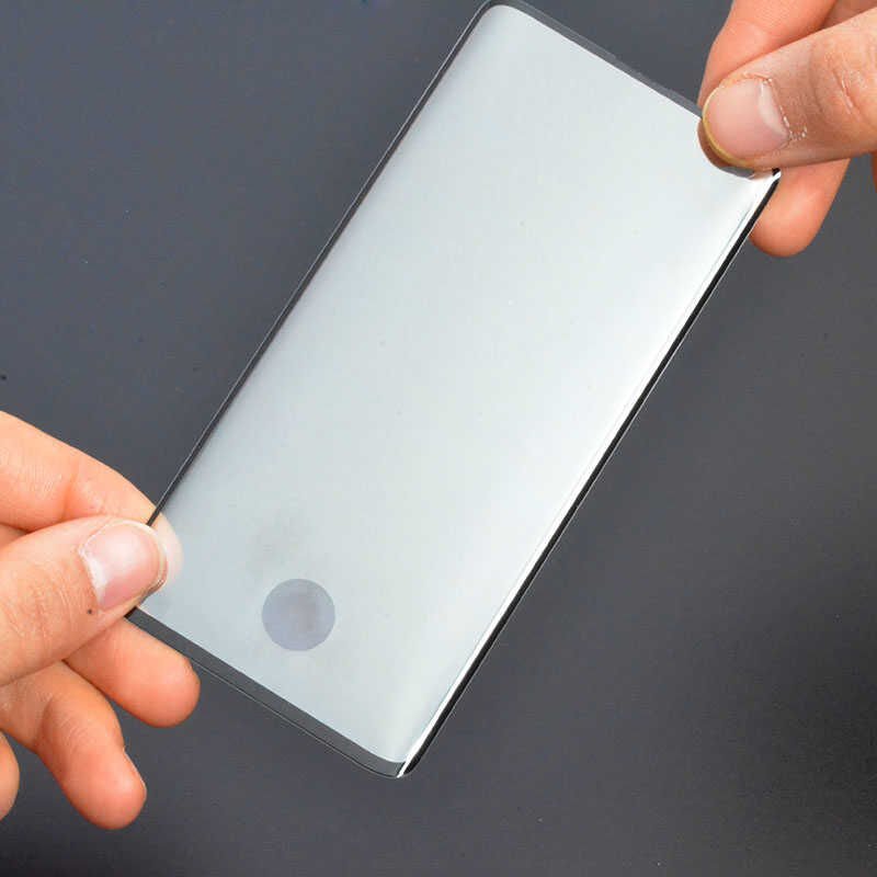 Samsung Galaxy S10 Plus HEPTEKİLETİŞİM Parmak İzli 3D Vov Cam Ekran Koruyucu