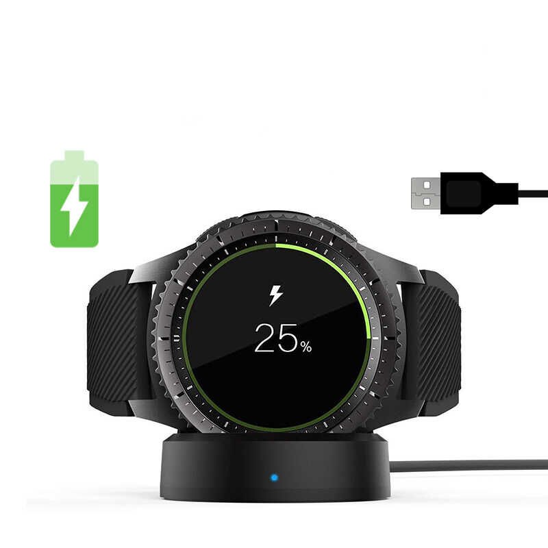 Gear S3  Usb Şarj Kablosu Siyah