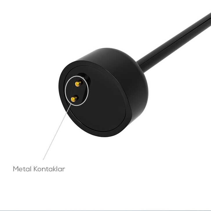 Xiaomi Mi Band 5  Usb Şarj Kablosu Siyah