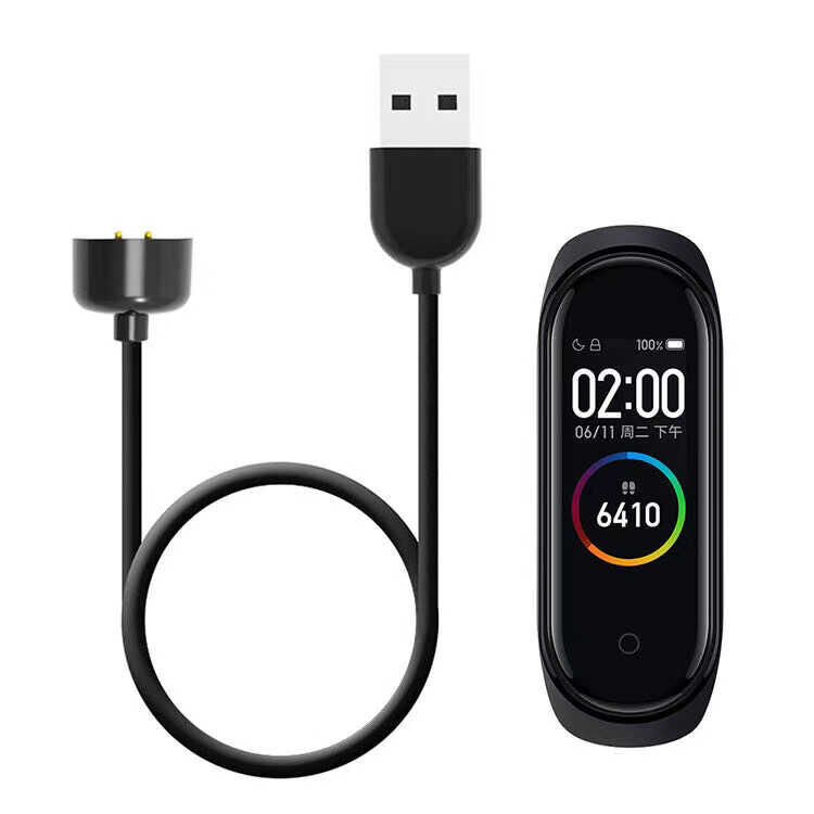Xiaomi Mi Band 5  Usb Şarj Kablosu Siyah