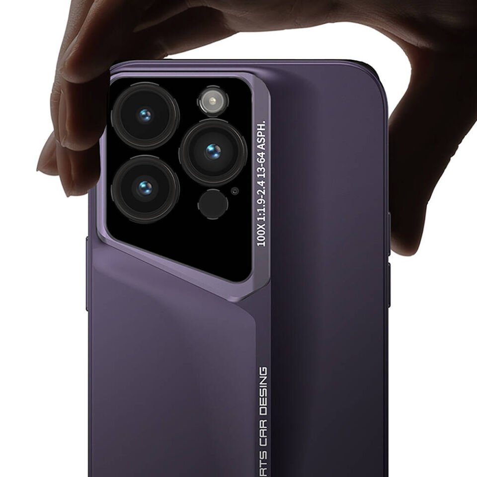 Apple iPhone 14 Pro Max Kılıf Ultra İnce Kamera Korumalı Sert Rubber Kapak (Procase) Siyah