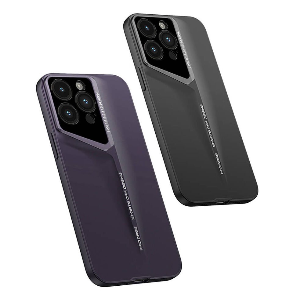 Apple iPhone 14 Pro Max Kılıf Ultra İnce Kamera Korumalı Sert Rubber Kapak (Procase) Siyah