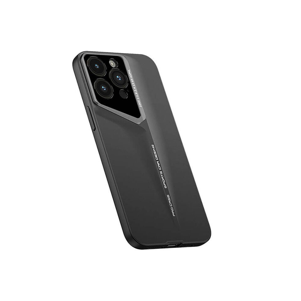 Apple iPhone 14 Pro Max Kılıf Ultra İnce Kamera Korumalı Sert Rubber Kapak (Procase) Siyah
