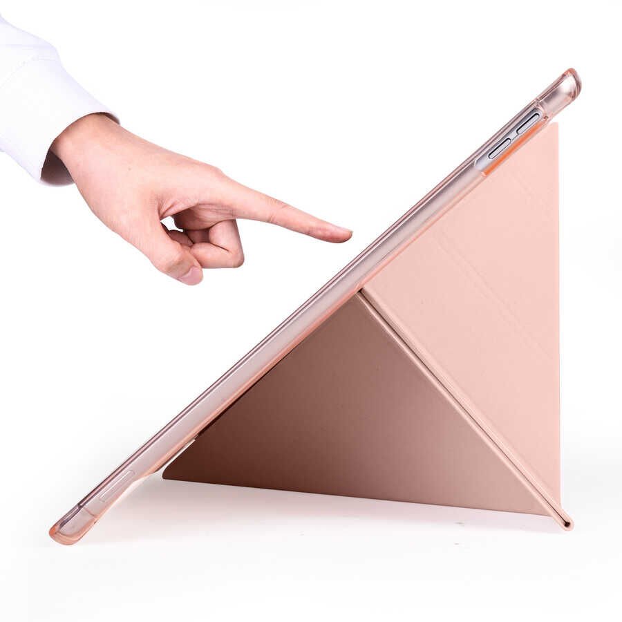 Apple iPad Pro 10.5 (7.Nesil) Kılıf HEPTEKİLETİŞİM Tri Folding Kalem Bölmeli Standlı Kılıf