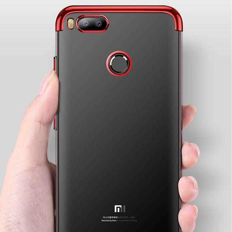 Xiaomi Mi 6 Kılıf Zore Dört Köşeli Lazer Silikon Kapak