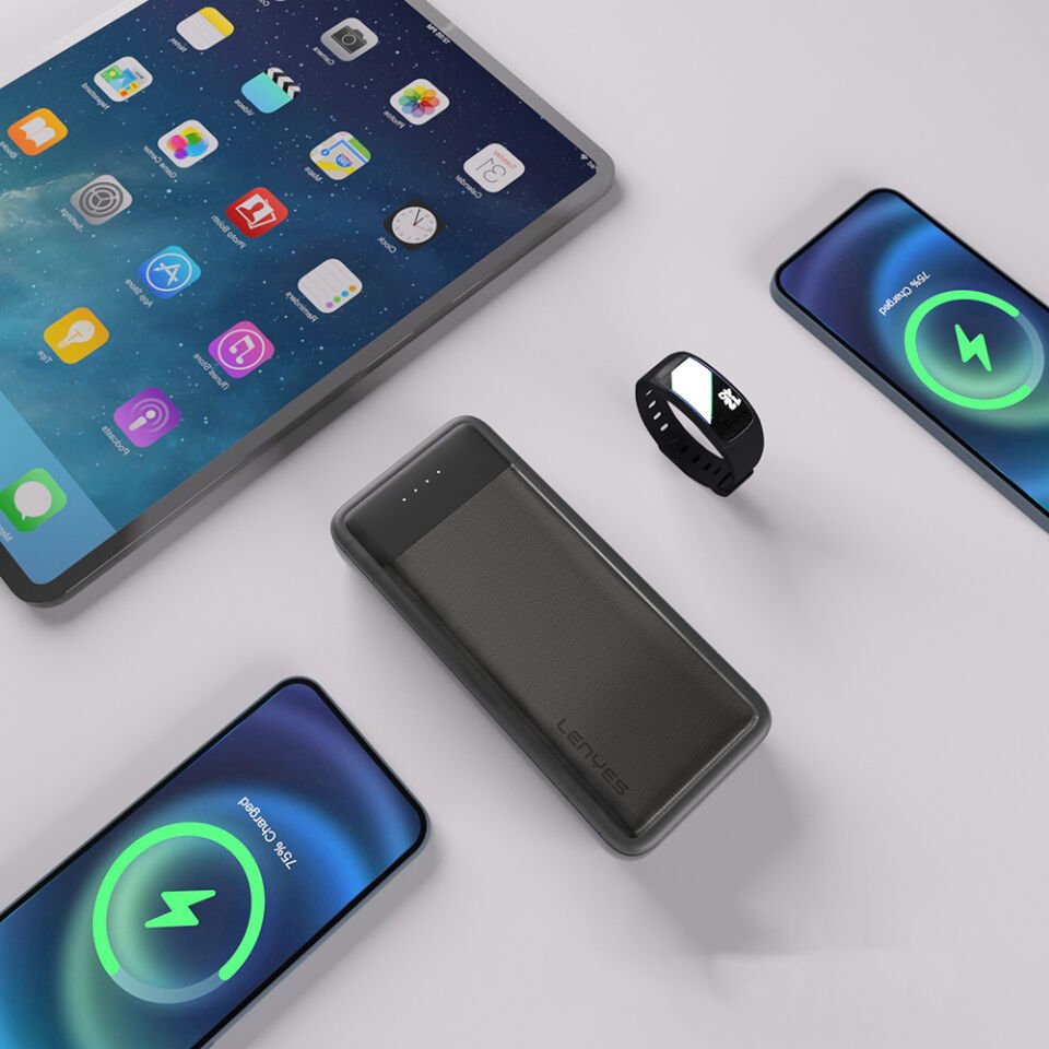 Lenyes PX235P Led Işık Göstergeli Taşınabilir Powerbank 10W 20000mAh