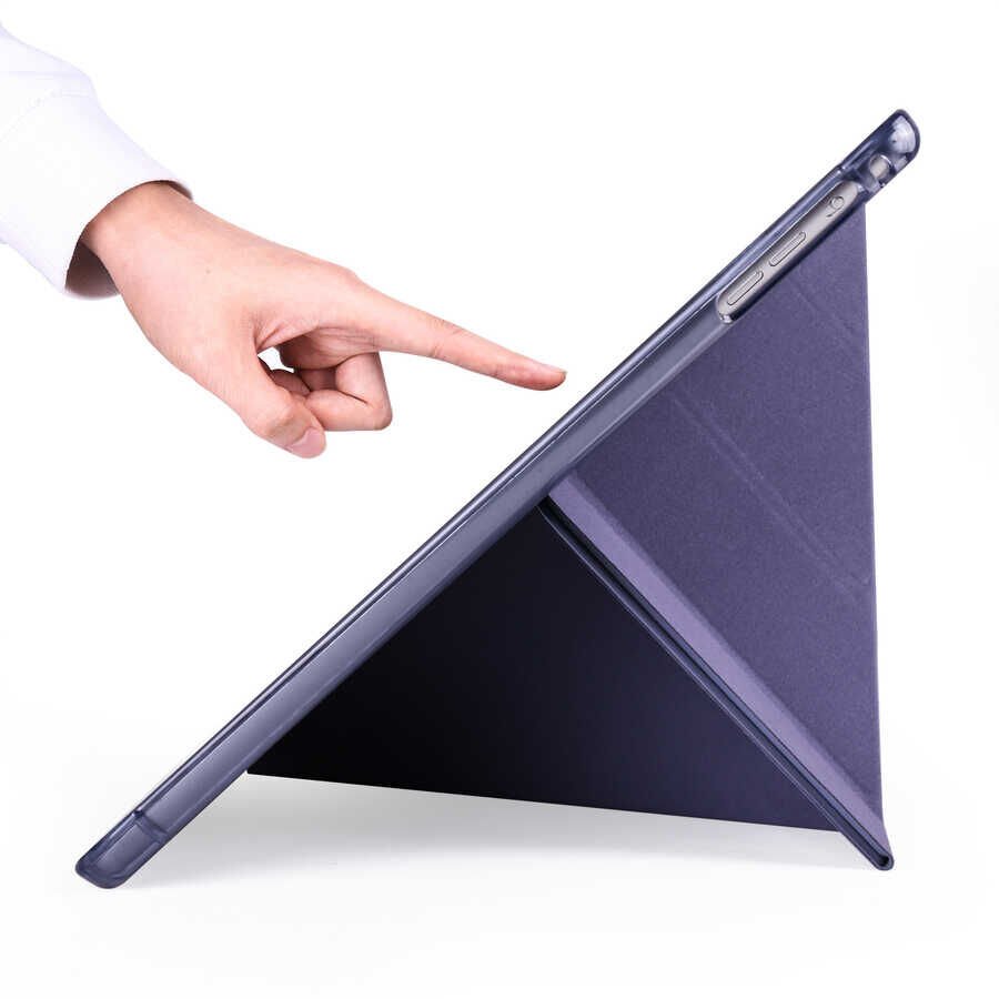 Apple iPad 9.7 2018 (6.Nesil) Kılıf HEPTEKİLETİŞİM Tri Folding Kalem Bölmeli Standlı Kılıf