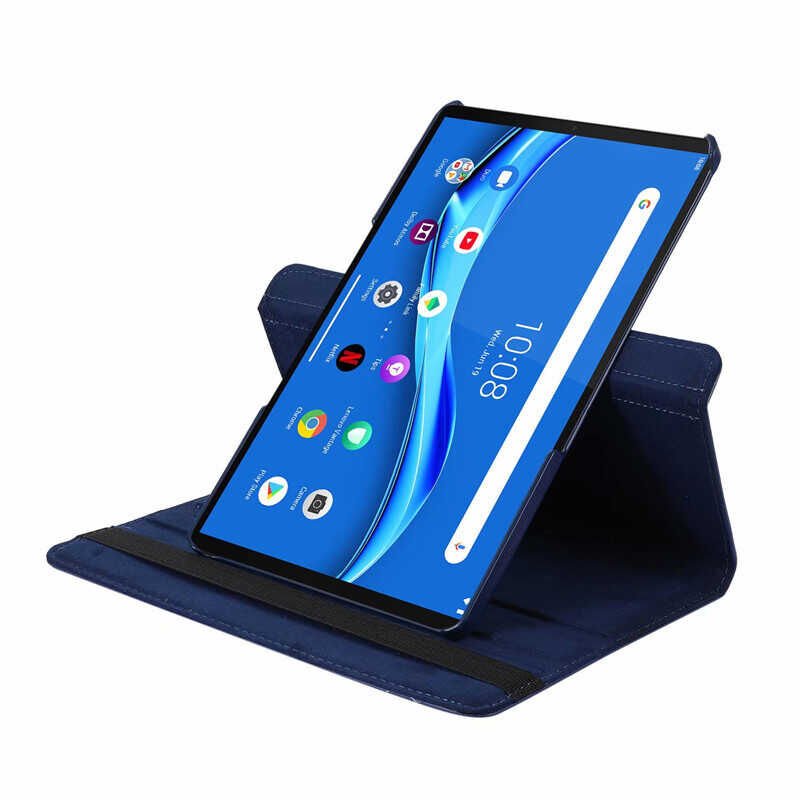 Lenovo M10 Tb-x505f X505x X605l X605f Kılıf Dönebilen Standlı (D-T) Kırmızı