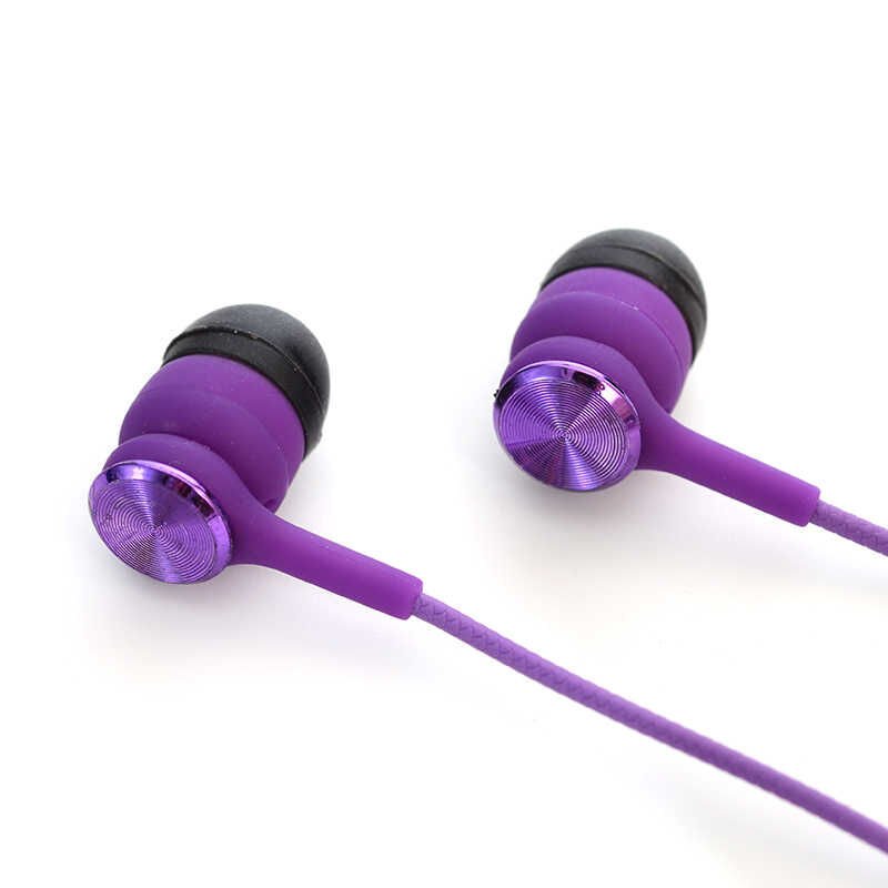 Yüksek Kalite ve Ses Performanslı Kulaklık (ER03 3.5mm Kulaklık) Mor