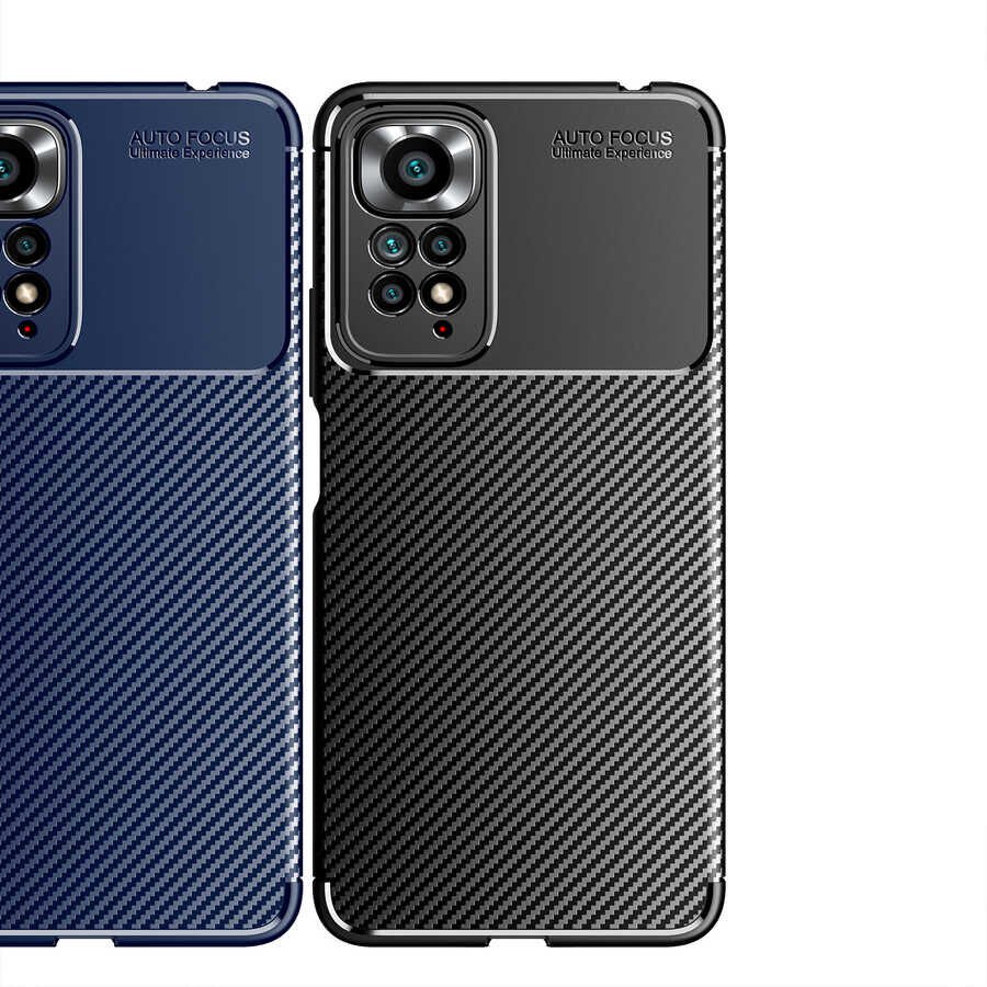 Xiaomi Redmi Note 11 Global Kılıf HEPTEKİLETİŞİM Negro Silikon Kapak