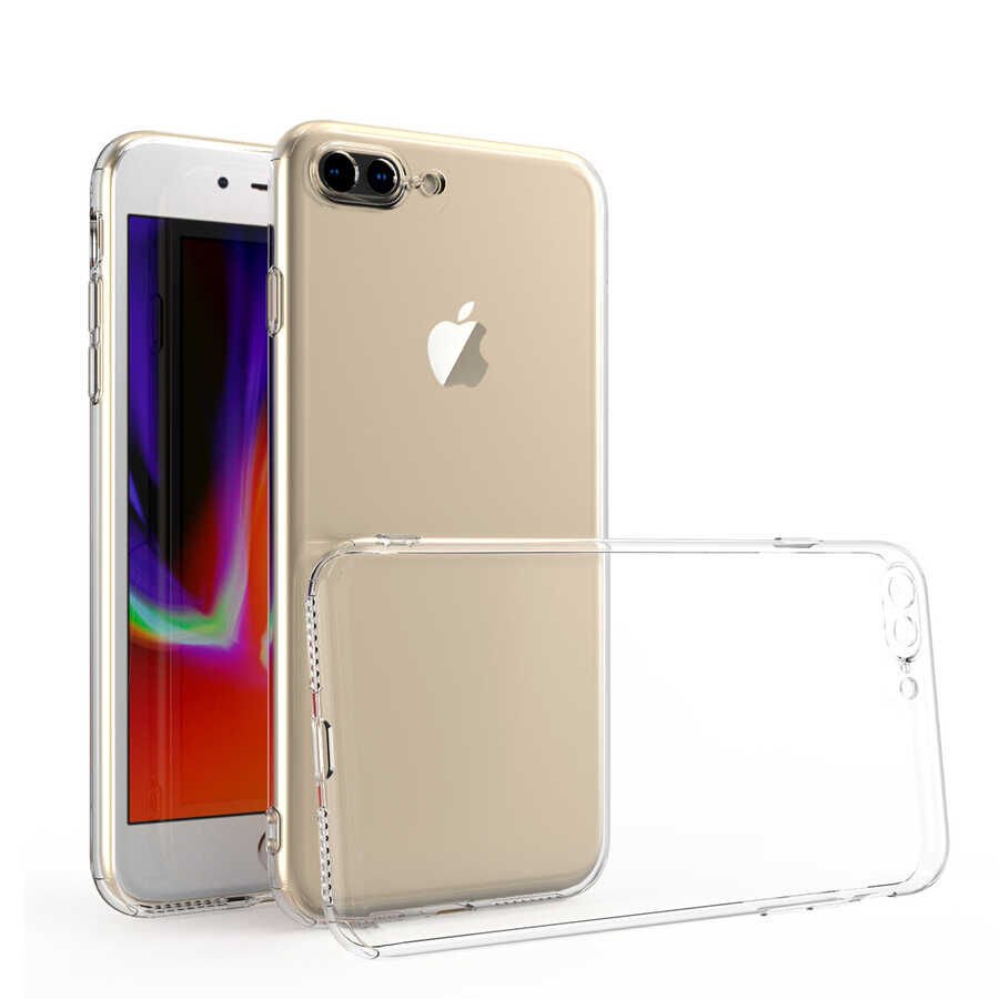 Apple iPhone 7 Plus Kılıf HEPTEKİLETİŞİM Kamera Korumalı Süper Silikon Kapak