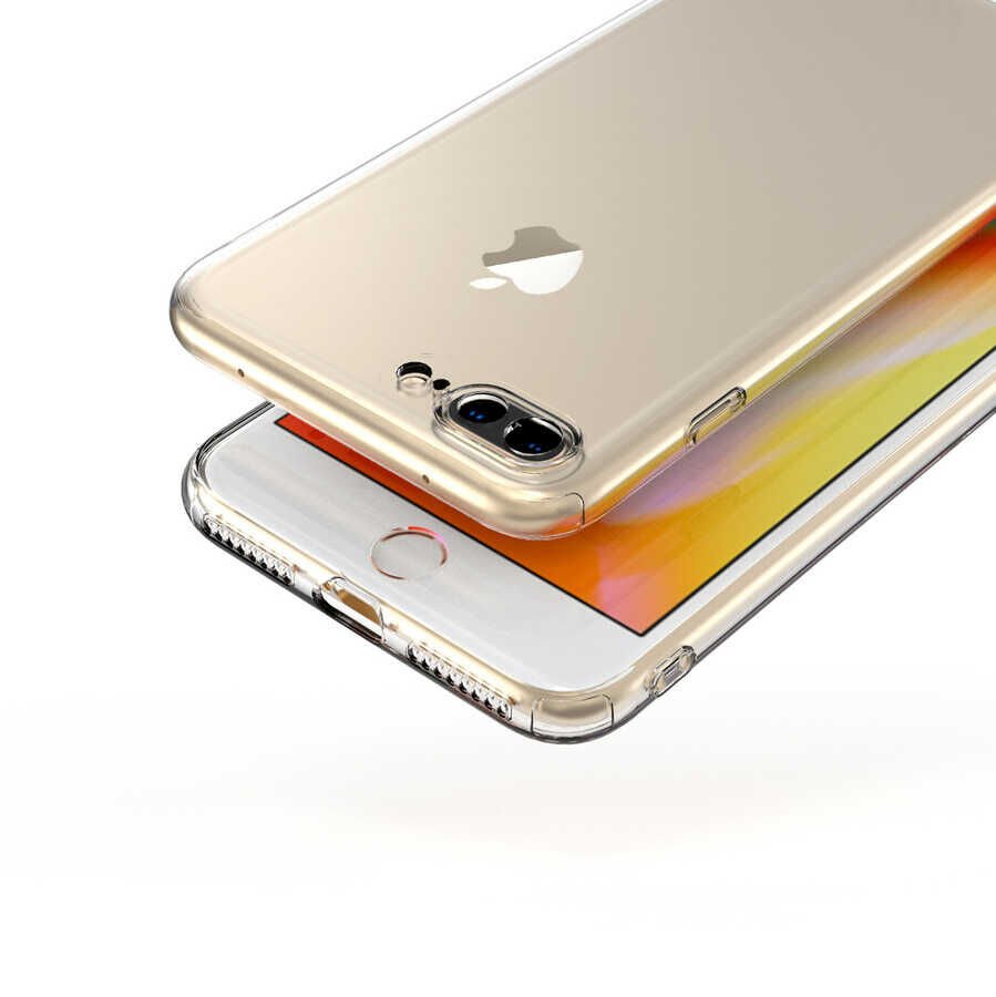Apple iPhone 7 Plus Kılıf HEPTEKİLETİŞİM Kamera Korumalı Süper Silikon Kapak