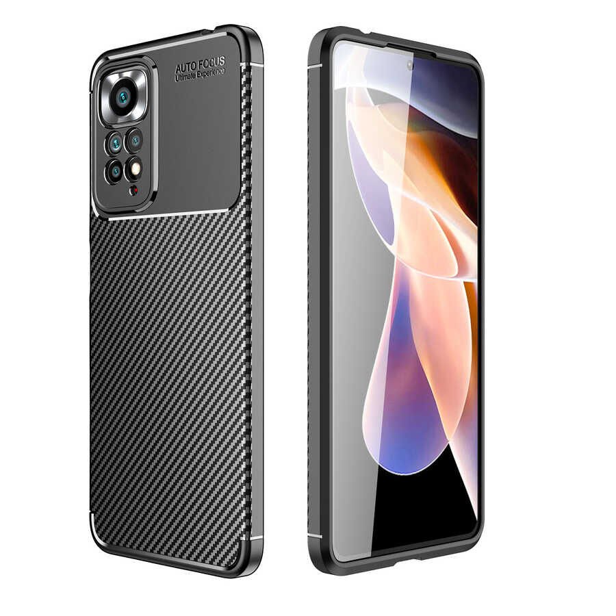 Xiaomi Redmi Note 11S Global Kılıf HEPTEKİLETİŞİM Negro Silikon Kapak