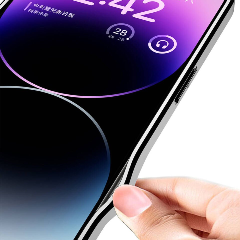 Apple iPhone 15 Pro Kılıf Ultra İnce Kamera Korumalı PC + Deri Arka Yüzey Kapak (X-Pro) Titanyum-Gri