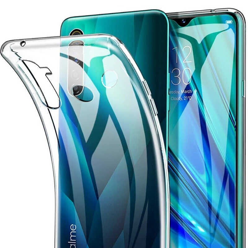 Realme 6 Kılıf HEPTEKİLETİŞİM Süper Silikon Kapak
