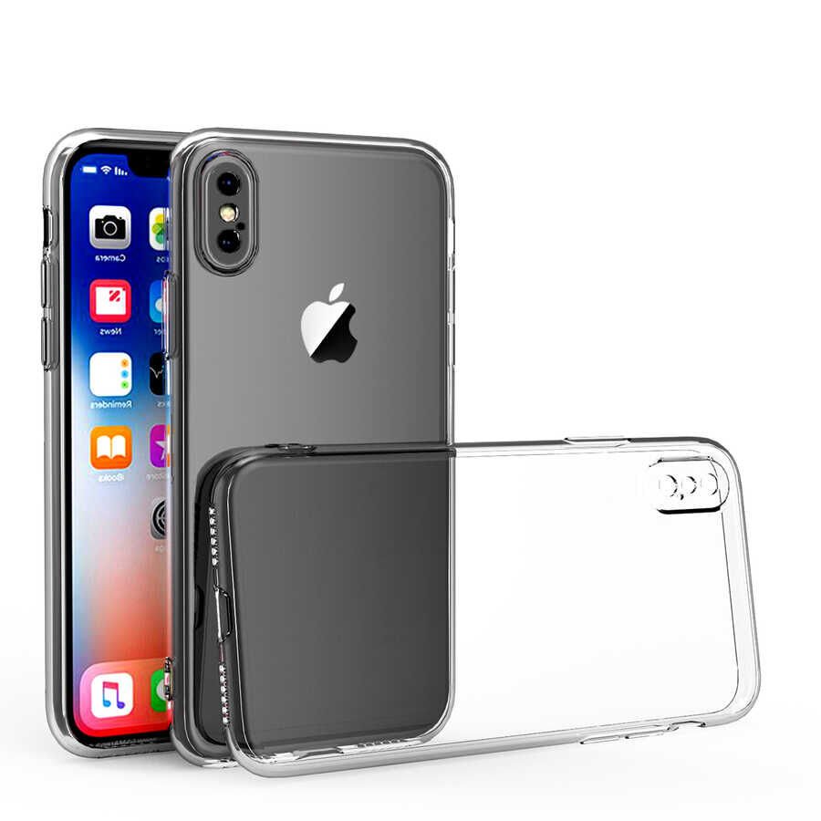 Apple iPhone XS Max 6.5 Kılıf HEPTEKİLETİŞİM Kamera Korumalı Süper Silikon Kapak