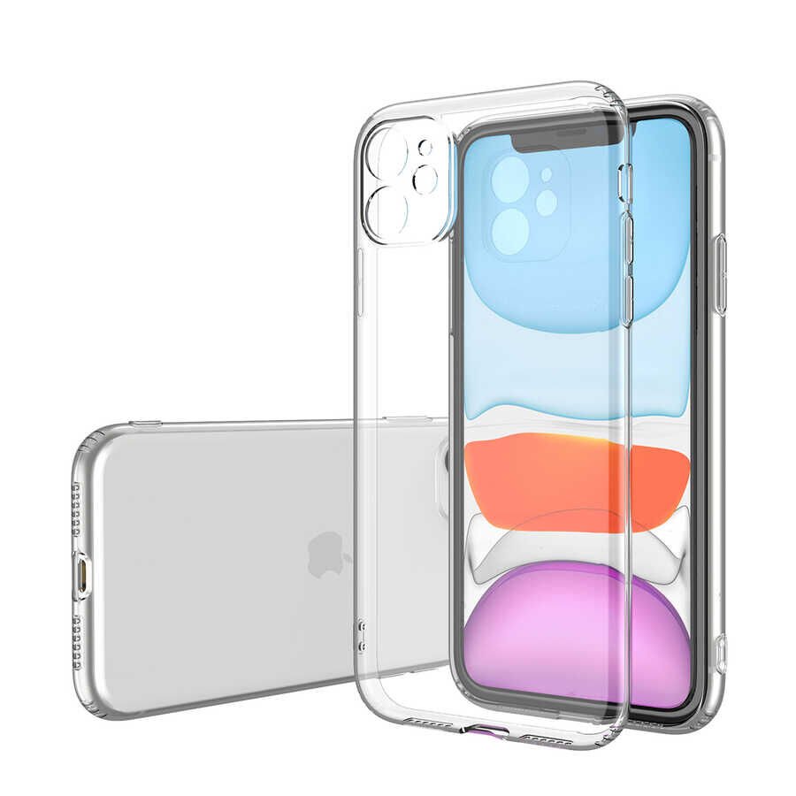 Apple iPhone 11 Kılıf HEPTEKİLETİŞİM Kamera Korumalı Süper Silikon Kapak