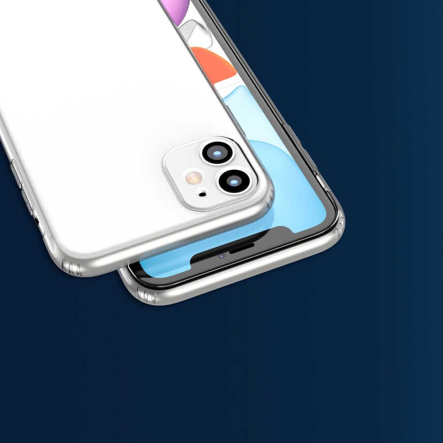 Apple iPhone 11 Kılıf HEPTEKİLETİŞİM Kamera Korumalı Süper Silikon Kapak