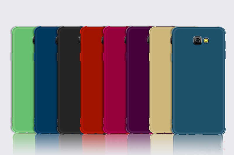 Samsung Galaxy J7 Prime Sililkon Mat Soft Yüzeyli Kapak (NEVA) Lacivert