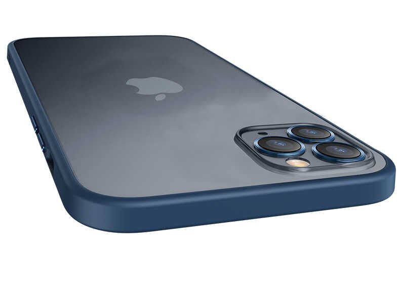 Apple iPhone 11 Kılıf Lens Koruyuculu Kenarları Renkli Arkası Mat Kapak (retro) Lila