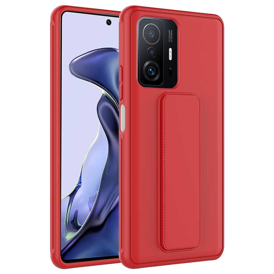 Xiaomi Mi 11T 5G Kılıf HEPTEKİLETİŞİM Qstand Kapak