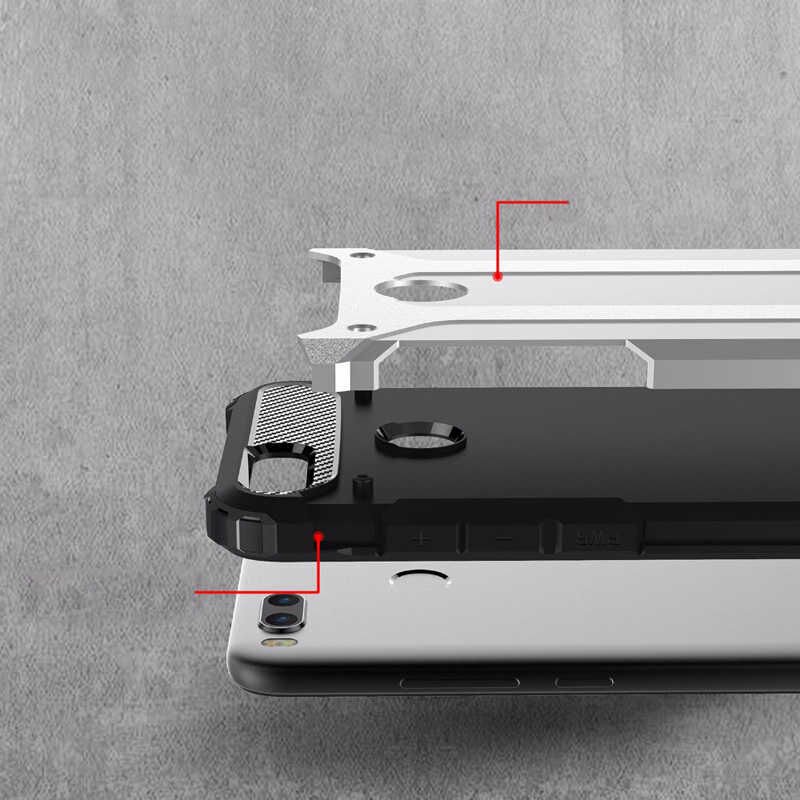 Xiaomi Mi 5x Kılıf Armor Köşe Korumalı Çift Katman Tank Zırh Kapak (CRASH) Gold
