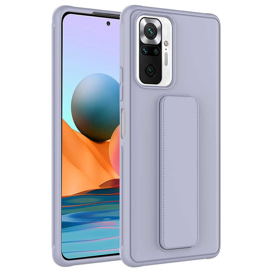 Xiaomi Redmi Note 10 Pro Kılıf HEPTEKİLETİŞİM Qstand Kapak
