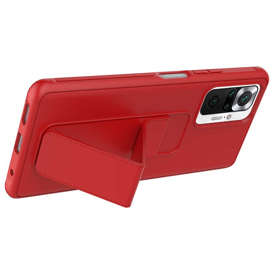 Xiaomi Redmi Note 10 Pro Kılıf HEPTEKİLETİŞİM Qstand Kapak