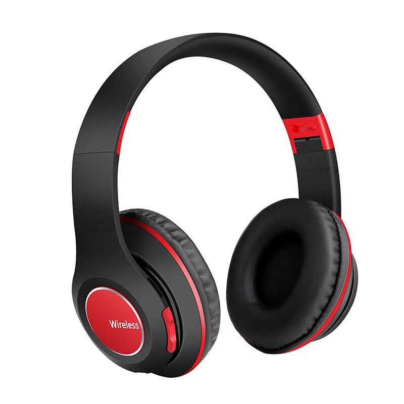 Hafif ve Portatif Kolayca Katlanıp Taşınabilir Dizayn (BTK-ZR51 Bluetooth Kulaklık) Kırmızı