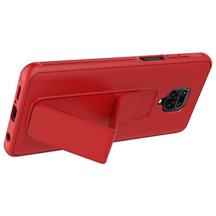 Xiaomi Redmi Note 9S Kılıf HEPTEKİLETİŞİM Qstand Kapak