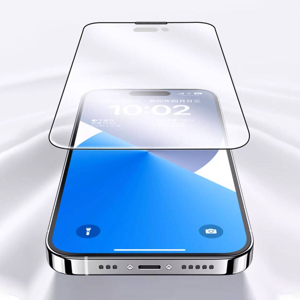 Apple iPhone 15 Pro Max Wiwu iVista Screen Matte Ultra Güçlü Temperli Mat Ekran Koruyucu
