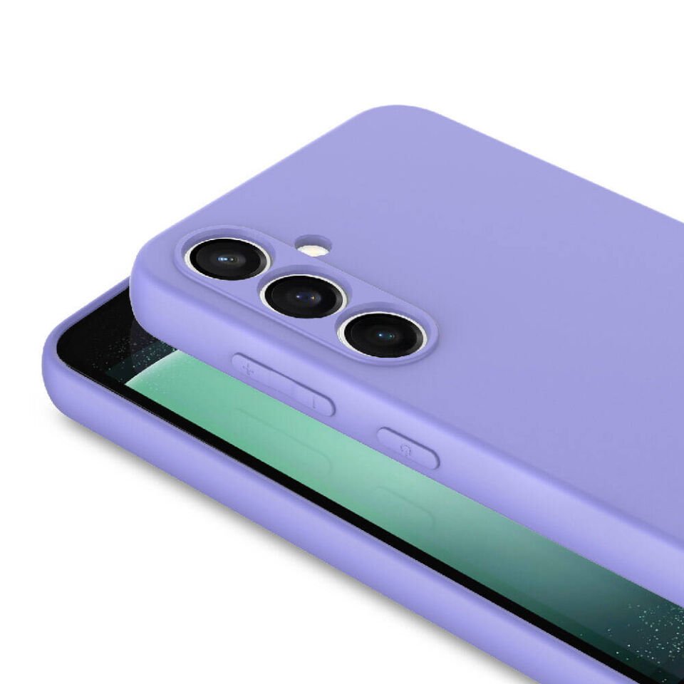 Samsung Galaxy S23 FE Kılıf Kadife İç Yüzey Yumuşak Dokulu Kamera Korumalı Kapak (MARA) Koyu Yeşil