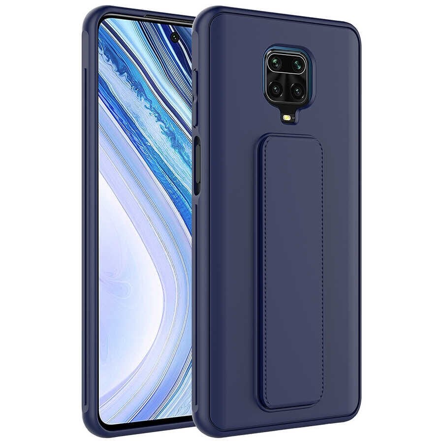 Xiaomi Redmi Note 9 Pro Kılıf HEPTEKİLETİŞİM Qstand Kapak