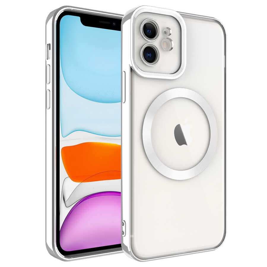Apple iPhone 11 Kılıf Magsafe Wireless Şarj Özellikli HEPTEKİLETİŞİM Setro Silikon