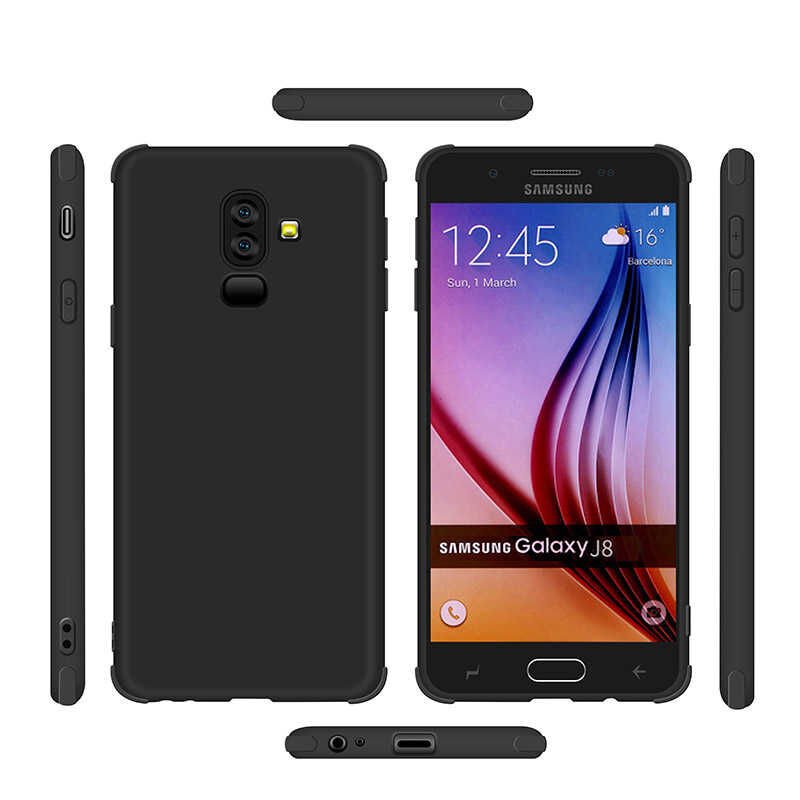 Samsung Galaxy J8 Sililkon Mat Soft Yüzeyli Kapak (NEVA) Yeşil