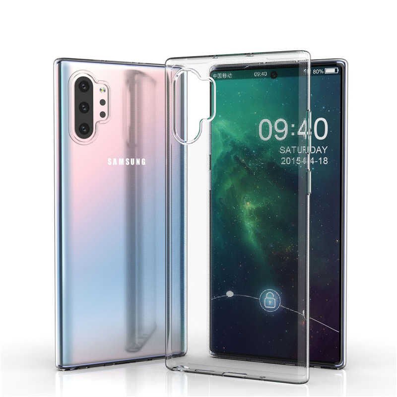 Samsung Galaxy Note 10 Plus Kılıf HEPTEKİLETİŞİM Süper Silikon Kapak