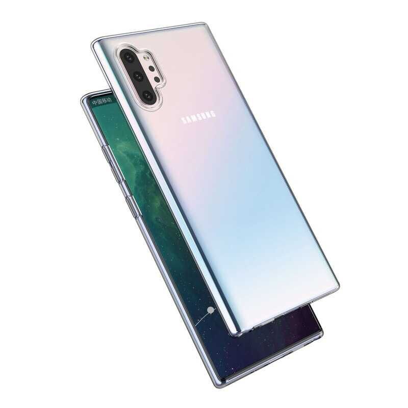 Samsung Galaxy Note 10 Plus Kılıf HEPTEKİLETİŞİM Süper Silikon Kapak
