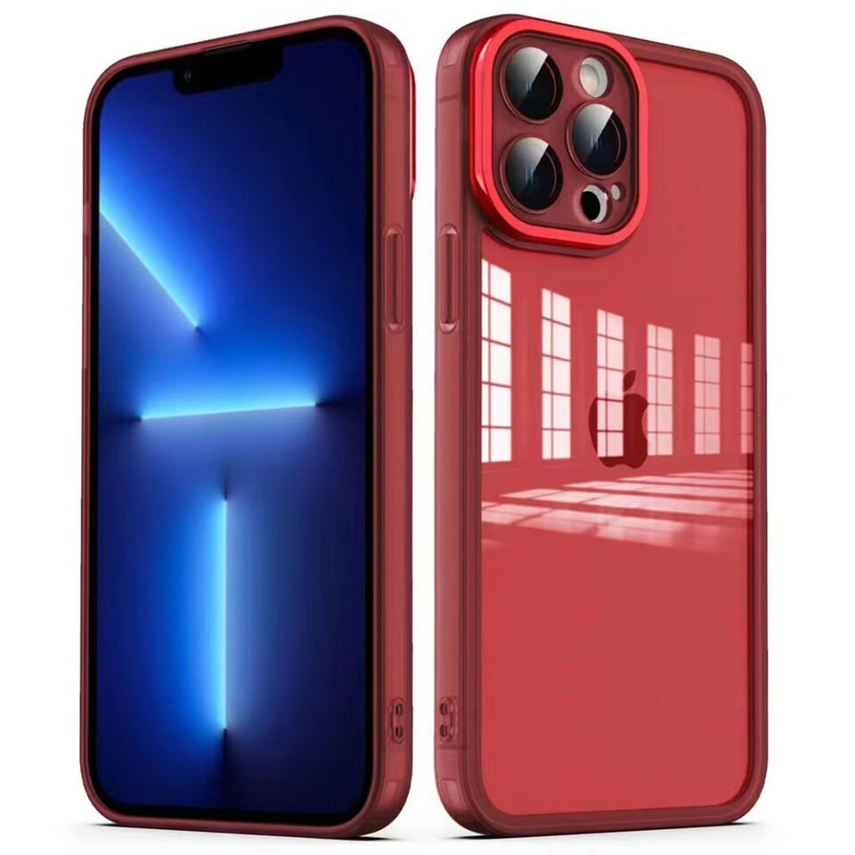 Apple iPhone 12 Pro Max Kılıf Kamera Korumalı Transparan HEPTEKİLETİŞİM Post Kapak