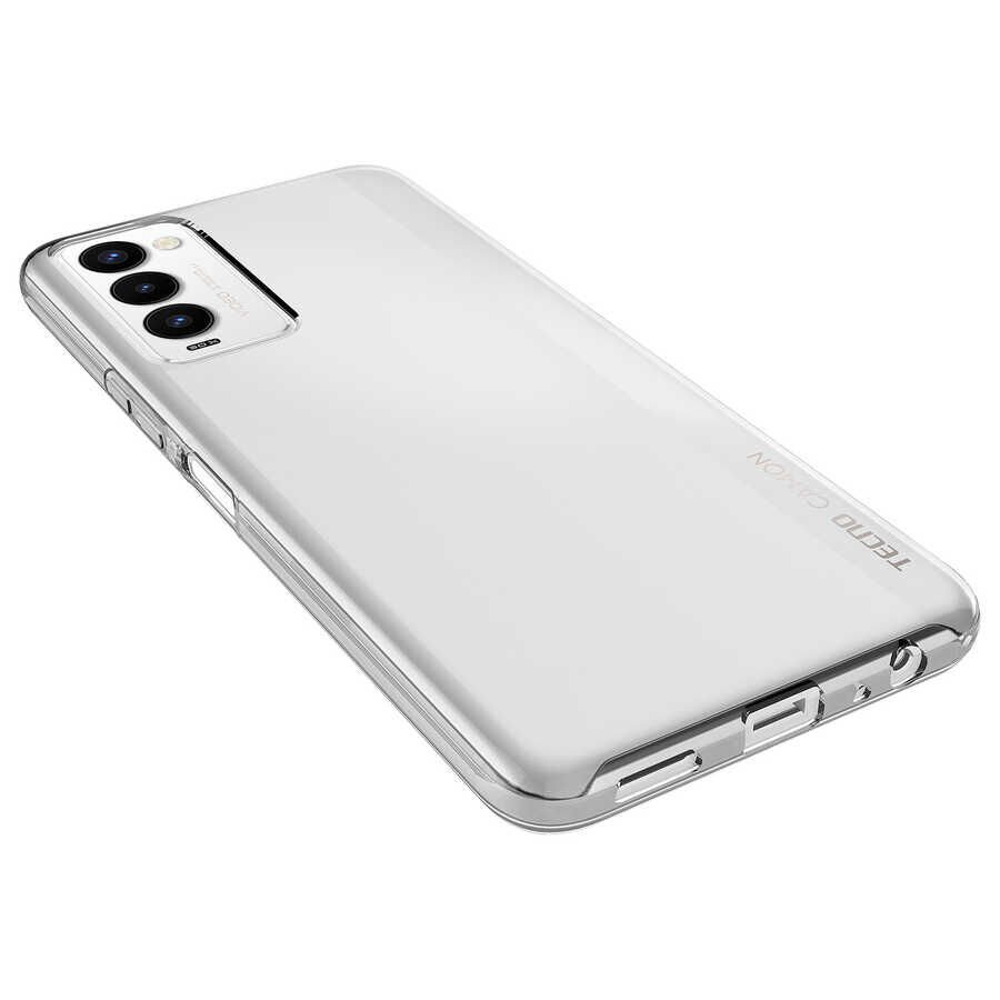 Tecno Camon 18 Kılıf HEPTEKİLETİŞİM Süper Silikon Kapak