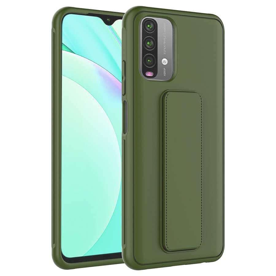 Xiaomi Redmi Note 10S Kılıf HEPTEKİLETİŞİM Qstand Kapak